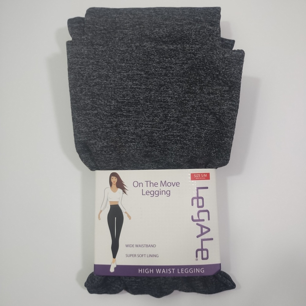 Legale On The Move Leggings S/M High Waist Charcoal